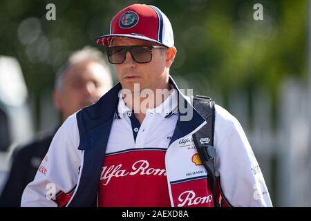 Monza, Italie. 06Th Dec 2019. Kimi Raikkonen au cours des potraits Grand Prix de Monza 2019, Championnat de Formule 1 à Monza, Italie, le 01 décembre 2019 : Crédit Photo Agency indépendante/Alamy Live News Banque D'Images