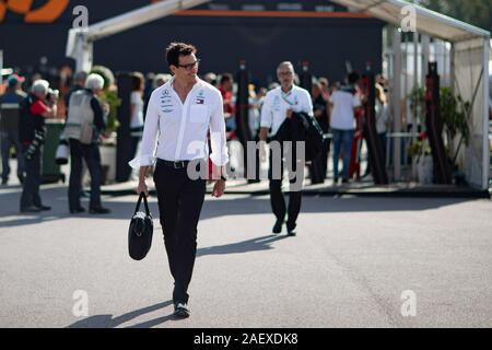 Monza, Italie. 06Th Dec 2019. toto wolff lors des potraits Grand Prix de Monza 2019, Championnat de Formule 1 à Monza, Italie, le 01 décembre 2019 : Crédit Photo Agency indépendante/Alamy Live News Banque D'Images