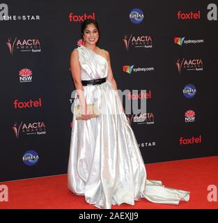Sarah Roberts assiste à l'AACTA Awards 2019 présentés par l'étoile à Foxtel sur Décembre 04, 2019 à Sydney, Australie. Banque D'Images