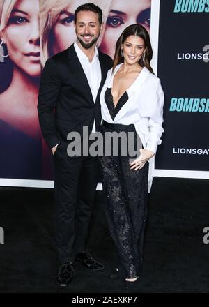 Westwood, United States. Dec 10, 2019. WESTWOOD, LOS ANGELES, CALIFORNIE, USA - 10 DÉCEMBRE : Paul Khoury et Ashley Greene arrivent à la projection spéciale de Los Angeles du Liongate 'Bombshell' qui a eu lieu au Regency Village Theatre le 10 décembre 2019 à Westwood, Los Angeles, Californie, États-Unis. (Photo par Xavier Collin/Image Crédit : Agence de Presse) L'agence de presse Image/Alamy Live News Banque D'Images