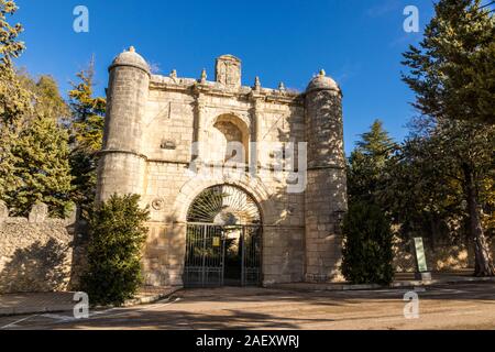 Castromonte, Espagne. Entrée du monastère de la Santa Espina (Holy Thorn) Banque D'Images