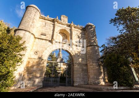 Castromonte, Espagne. Entrée du monastère de la Santa Espina (Holy Thorn) Banque D'Images