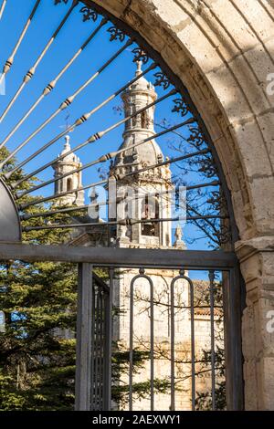 Castromonte, Espagne. Entrée du monastère de la Santa Espina (Holy Thorn) Banque D'Images