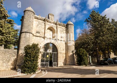 Castromonte, Espagne. Entrée du monastère de la Santa Espina (Holy Thorn) Banque D'Images