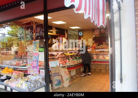 Newcastle - Sous - boucher de Lyme Banque D'Images