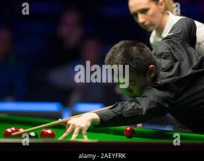 Glasgow, Ecosse, Royaume-Uni. 11Th Dec 2019. Scottish Open Snooker Judd Trump v Yuan Sijun Crédit : Chris McNulty/Alamy Live News Banque D'Images