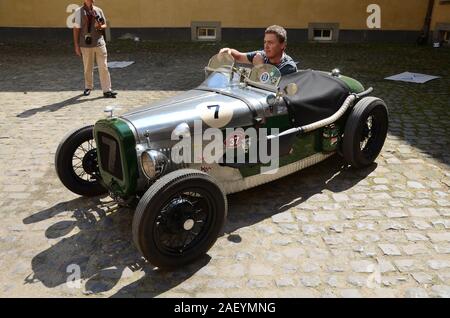 Austin Seven racer au Classic Days 2014, Schloss Dyck, Allemagne Banque D'Images