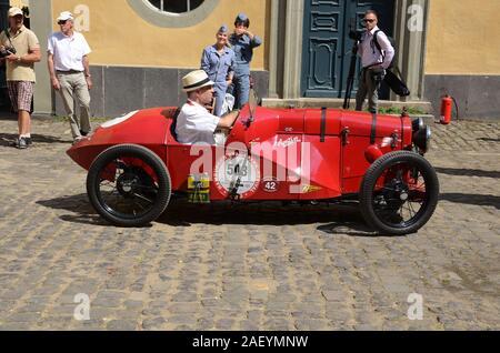 Austin Seven racer au Classic Days 2014, Schloss Dyck, Allemagne Banque D'Images