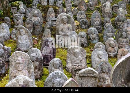 Statues Jizo, Kiyomizu dera en Temple. Kyoto, Japon Banque D'Images