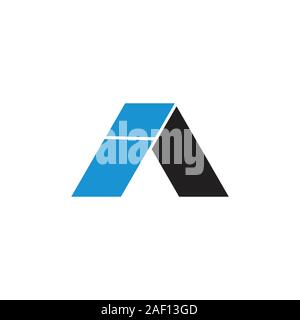 Lettre i accueil logo vector abstract toit Illustration de Vecteur