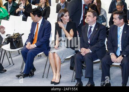 Madrid, Espagne. Dec 11, 2019. Reine Letizia d'Espagne assiste à l'événement principal pour le développement durable Objectif 12 (OSD12) : responsable de la production et de la consommation, dans le cadre de la Conférence des Nations Unies sur le Changement Climatique 2019 au cours de la CDP25 à l'IFEMA, le 11 décembre 2019 à Madrid, Espagne. Credit : Jimmy Olsen/Media Espagne*** ***aucune perforation/Alamy Live News Banque D'Images