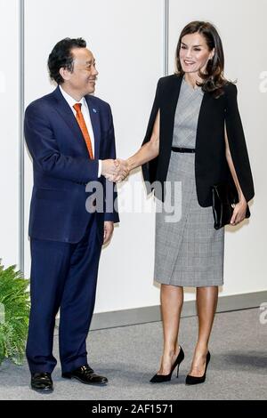 Madrid, Espagne. Dec 11, 2019. Reine Letizia d'Espagne assiste à l'événement principal pour le développement durable Objectif 12 (OSD12) : responsable de la production et de la consommation, dans le cadre de la Conférence des Nations Unies sur le Changement Climatique 2019 au cours de la CDP25 à l'IFEMA, le 11 décembre 2019 à Madrid, Espagne. Credit : Jimmy Olsen/Media Espagne*** ***aucune perforation/Alamy Live News Banque D'Images