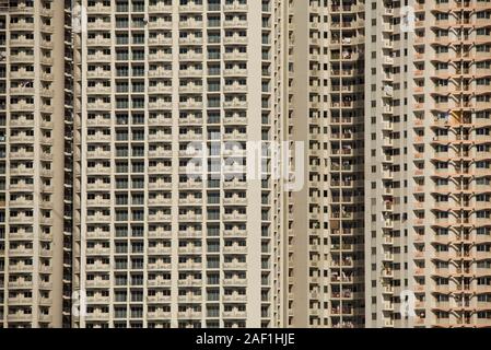 Bangkok, Thaïlande - le 13 décembre 2010 : bâtiment résidentiel massive dans le centre-ville de Bangkok. Banque D'Images