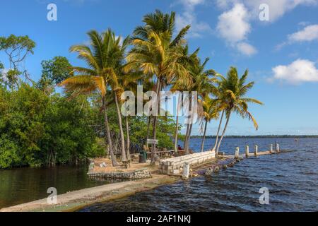 Laguna La Redonda, Moron, Ciego de Avila, Cuba, l'Amérique du Nord Banque D'Images