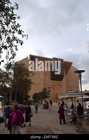 La Cathédrale Notre Dame des Anges. Conçu par l'architecte espagnol Rafael Moneo. Banque D'Images