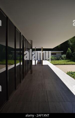 Les loisirs de la Pavillon de Barcelone, par Mies van der Rohe. Banque D'Images