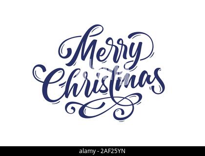 Joyeux Noël. Texte lettrage pour Joyeux Noël Illustration de Vecteur