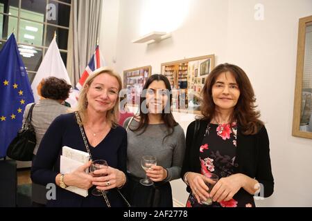 FPA Fête de Noël et de l'AGA .l'Association de la presse étrangère a tenu sa fête de Noël au Maroc pour une célébration des membres et où le nouveau Comité les candidats ont été élus . Banque D'Images