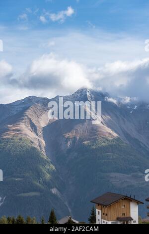 Plage le long de la montagne, Bettmeralp Wallis dans les alpes suisses en Suisse, l'Europe de l'Ouest Banque D'Images