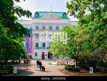 Bâtiment principal de TU Wien de Vienne Autriche Banque D'Images