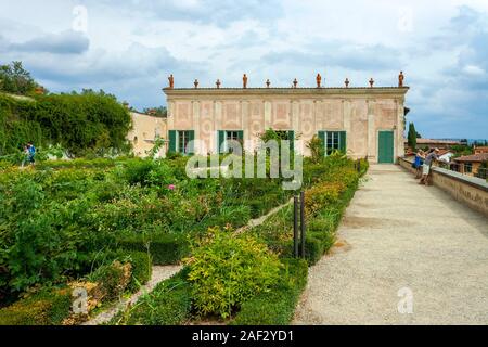 Florence, Knight's Garden et musée de la porcelaine dans les jardins de Boboli Banque D'Images