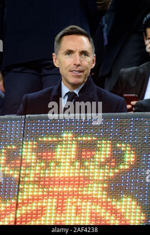 Barcelone - 7 déc : Steve Nash, ancien joueur NBA au match de la Liga entre le FC Barcelone et le RCD Majorque au Camp Nou le 7 décembre 2019 Banque D'Images