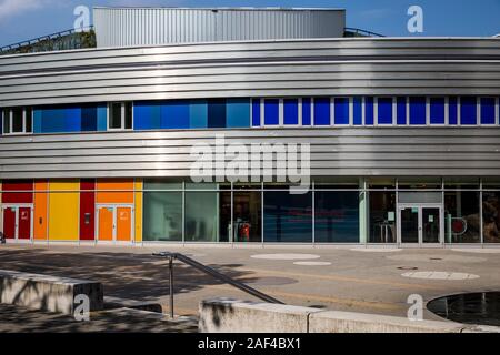L'arrière de l'Eastgate Mall à Marzahn, Berlin, Allemagne. Banque D'Images
