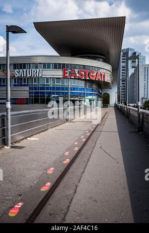 L'Eastgate Mall à Marzahn, Berlin, Allemagne. Banque D'Images
