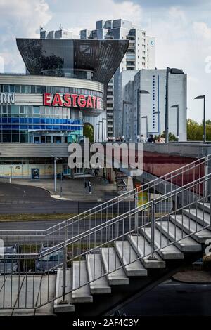 L'Eastgate Mall à Marzahn, Berlin, Allemagne. Banque D'Images
