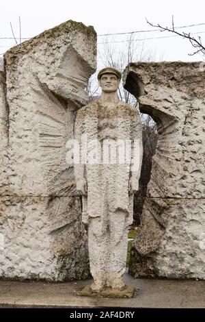 Monument de la libération, le Memento Park, Szoborpark, Budapest, Hongrie. Décembre 2019 Banque D'Images