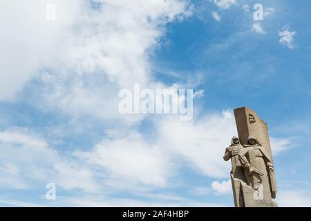 Monument aux mères et aux enfants de la guerre militaire stalingrad, Volzhsky Banque D'Images
