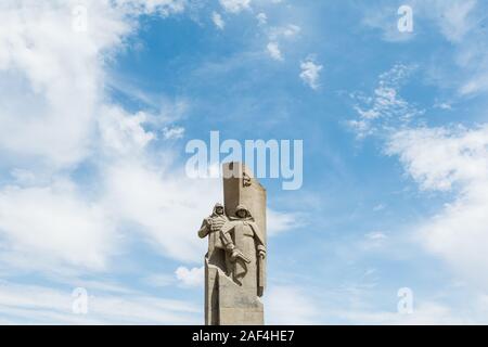 Monument aux mères et aux enfants de la guerre militaire stalingrad, Volzhsky Banque D'Images
