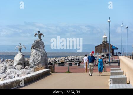 La pierre jetée, Morecambe, Lancashire, Angleterre, Royaume-Uni Banque D'Images