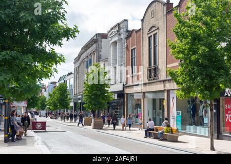 Magasins de mode sur Fishergate, Preston, Ville de Preston, Lancashire, Angleterre, Royaume-Uni Banque D'Images