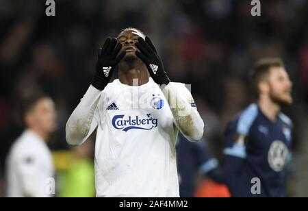 Copenhague, Danemark. Dec 12, 2019. Dame n'"Doye,¿benhavn KÂ FC au cours de l'UEFA Europa League match de foot entre FC Copenhague et MalmÅ dans FF Telia Parken, à Copenhague, Danemark. Credit : Lars Moeller/ZUMA/Alamy Fil Live News Banque D'Images