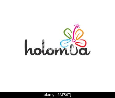 Holomua fleur symbole Illustration de Vecteur