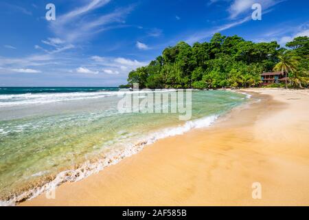 La belle Red Frog Beach, Bocas del Toro, PANAMA Banque D'Images