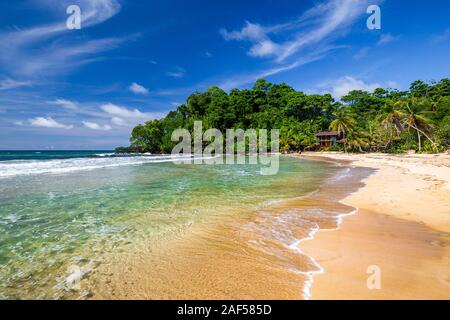 La belle Red Frog Beach, Bocas del Toro, PANAMA Banque D'Images