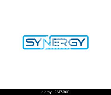 Ce logo synergy Illustration de Vecteur