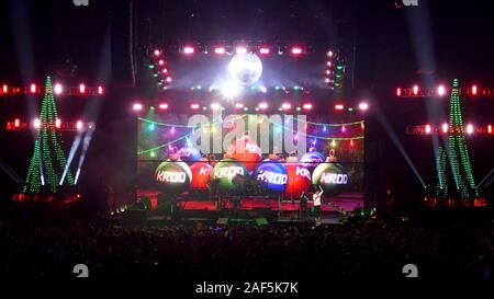 Anaheim, Californie, USA 8 Décembre 2019 Une vue générale de l'atmosphère à près de KROQ Acoustic Concert de Noël le 8 décembre 2019 au Honda Center d'Anaheim, Californie, USA. Photo de Barry King/Alamy Stock Photo Banque D'Images