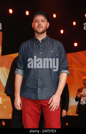 Leipzig, Allemagne. Dec 12, 2019. 12 décembre 2019, l'Allemagne (allemand), Leipzig : Matt Simons vient à la '25 José Carreras Gala' à la foire de Leipzig. Photo : Gerald Matzka/dpa-Zentralbild/ZB : dpa Crédit photo alliance/Alamy Live News Banque D'Images