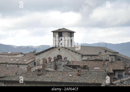 Les villes médiévales de l'Italie série - Gubbio Banque D'Images