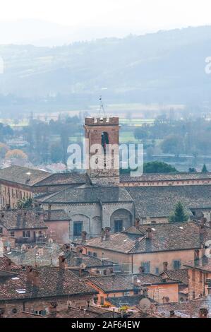 Les villes médiévales de l'Italie série - Gubbio Banque D'Images