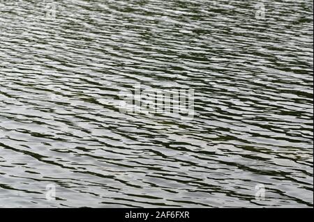 Les ondulations sur une rivière forme un motif Banque D'Images