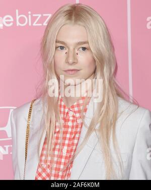 Hunter Schafer arrive au Billboard Women in Music 2019 tenue à l'Hollywood Palladium de Los Angeles, CA le Jeudi, Décembre 12, 2019 ?. (Photo par Sthanlee B. Mirador/Sipa USA) Banque D'Images