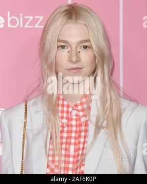 Hunter Schafer arrive au Billboard Women in Music 2019 tenue à l'Hollywood Palladium de Los Angeles, CA le Jeudi, Décembre 12, 2019 ?. (Photo par Sthanlee B. Mirador/Sipa USA) Banque D'Images