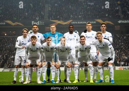 Copenhague, Danemark. Dec 12, 2019. Le FC Copenhague line-up pour l'UEFA Europa League match entre FC Copenhague et Malmö FF à Telia Parken de Copenhague. (Photo crédit : Gonzales Photo/Alamy Live News Banque D'Images