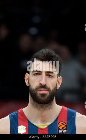 Belgrade, Serbie. Dec 12, 2019. Shengelia riad lazizi de Kirolbet Baskonia Vitoria. Credit : Nikola Krstic/Alamy Live News Banque D'Images