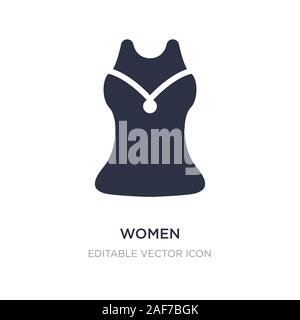 Shirt sans manches femme icône sur fond blanc. Élément simple illustration de Fashion concept. femmes T-shirt symbole icône du design. Illustration de Vecteur