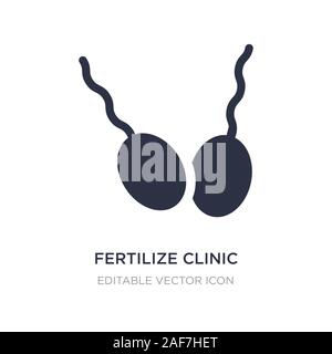 Clinique de fertiliser icône sur fond blanc. Illustration de la nature de l'élément simple concept. fertiliser symbole icône clinique design. Illustration de Vecteur